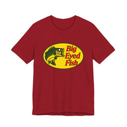 Big Bass Fish Unisex Short Sleeve Tee