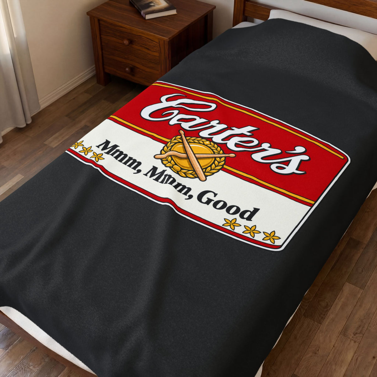 Carter's Mmm, Mmm, Good! Velveteen Plush Blanket