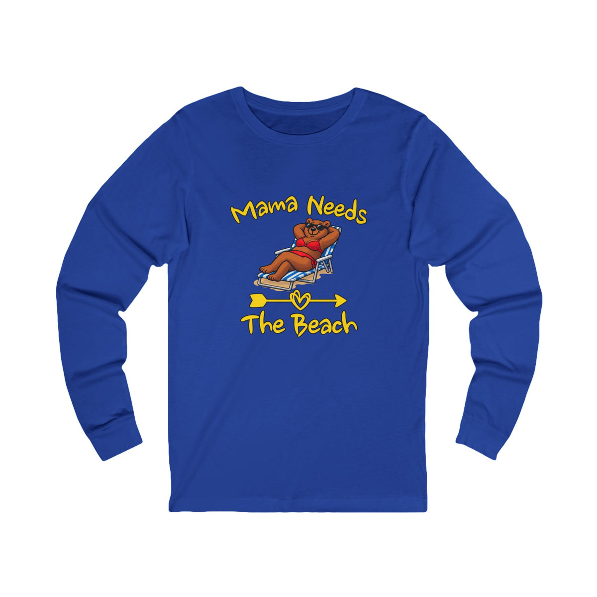 Mama Needs The Beach Long Sleeve T Shirt
