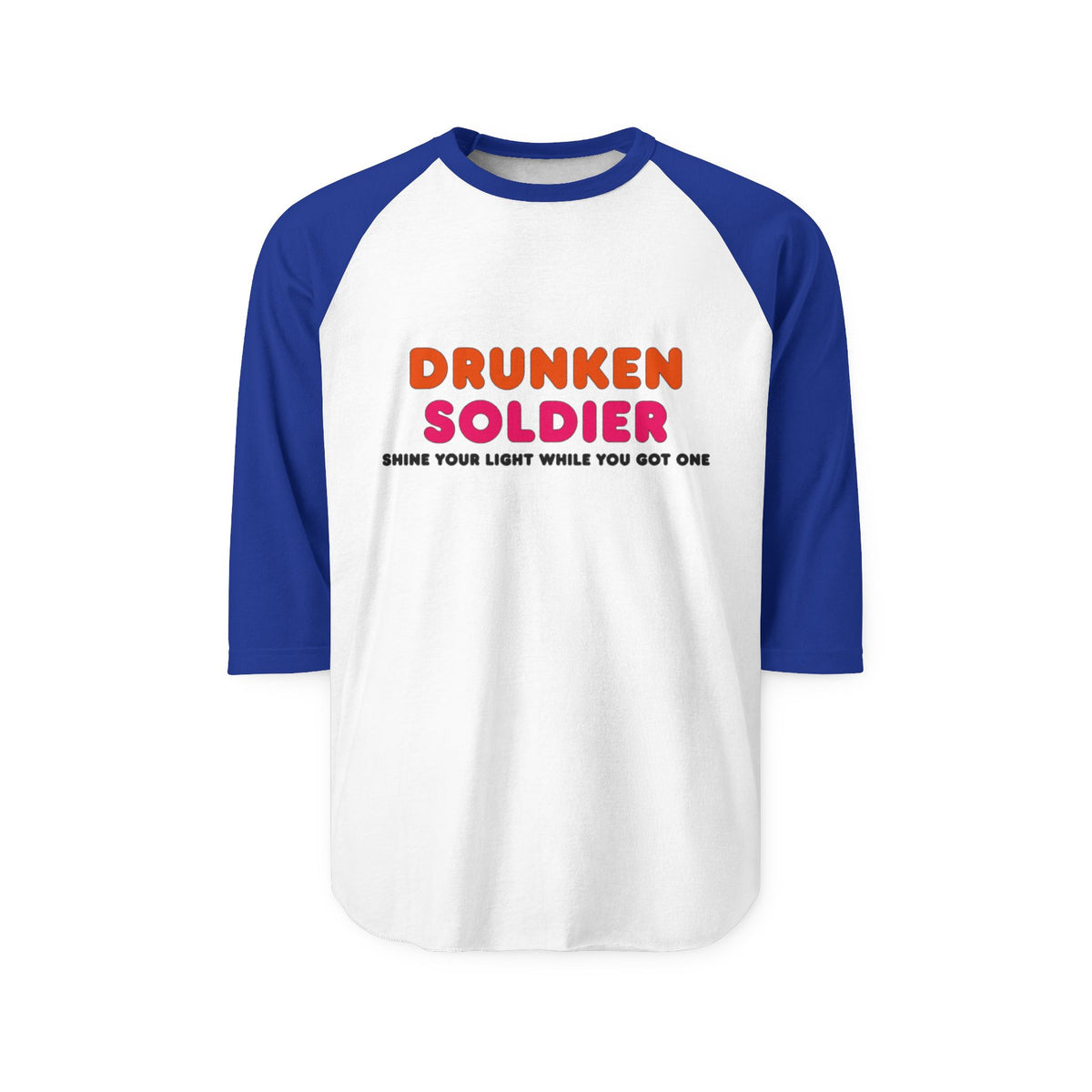 Drunken Soldier 3/4 Sleeve Raglan T Shirt