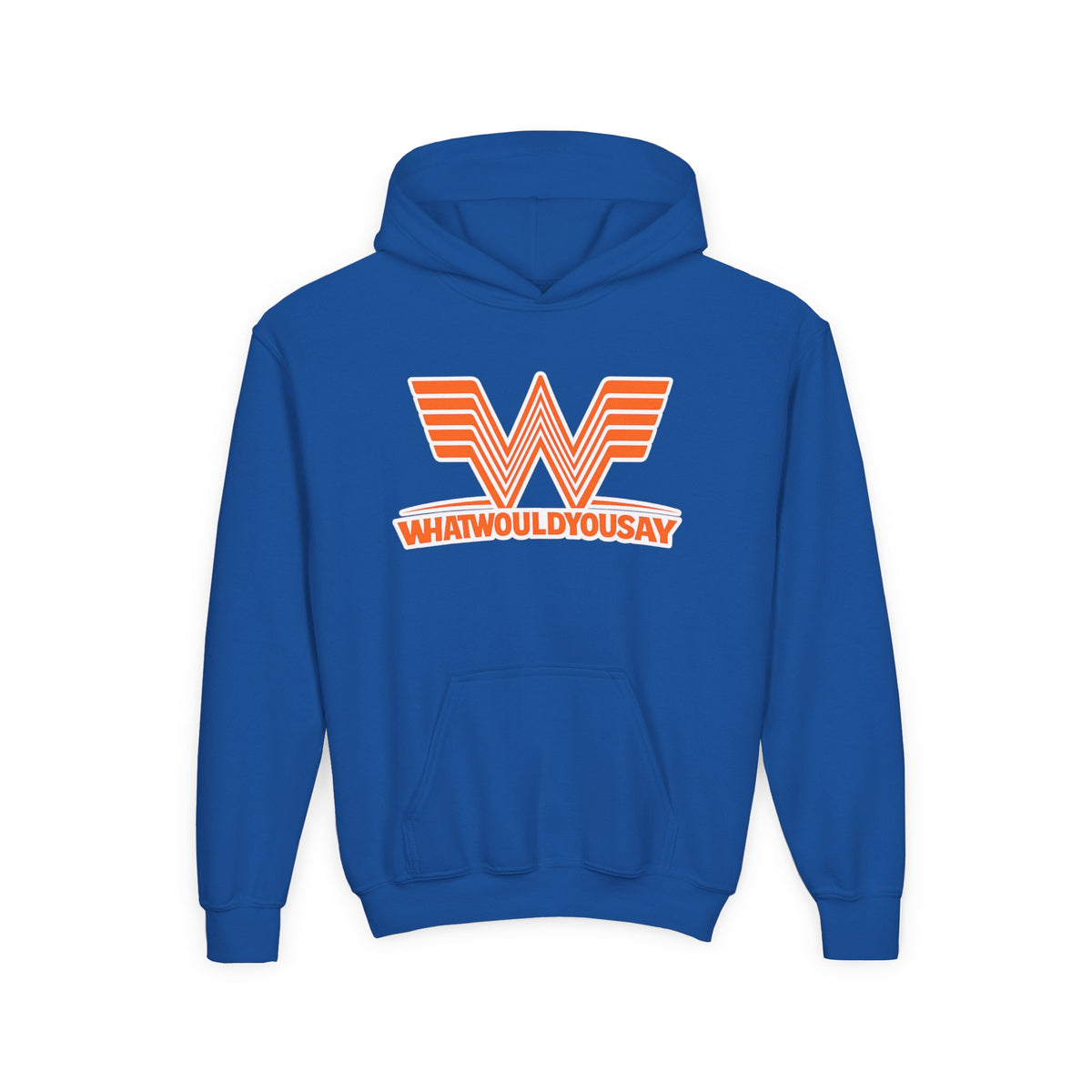 What Would You Say A Burger Youth Pullover Hoodie
