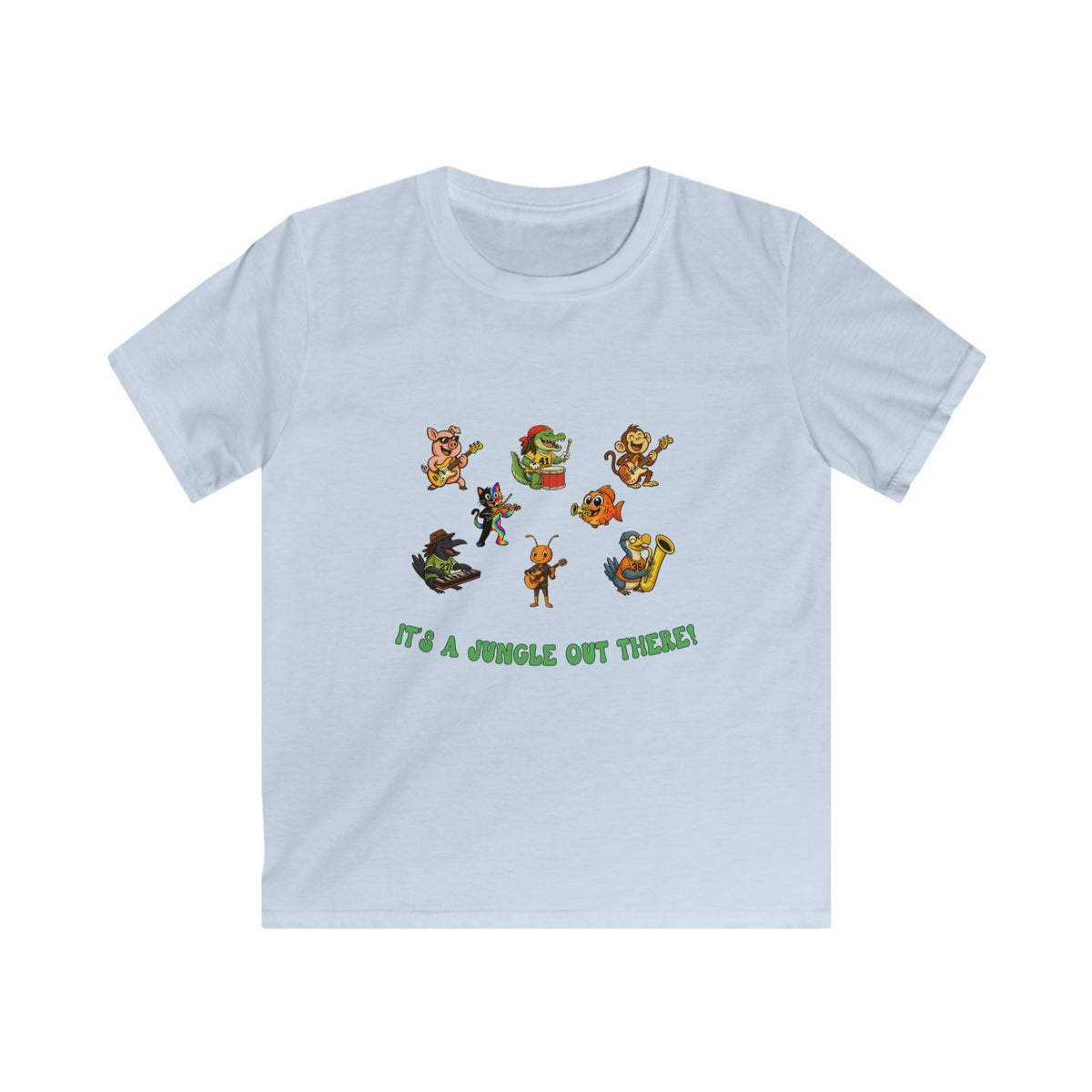 Jungle Band Kids T Shirt