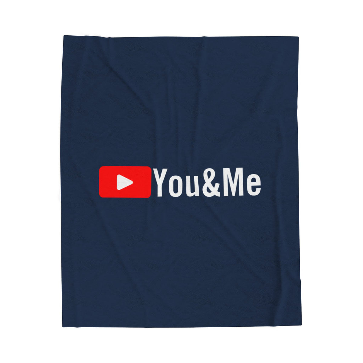 You & Me Tube Velveteen Plush Blanket