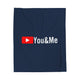You & Me Tube Velveteen Plush Blanket