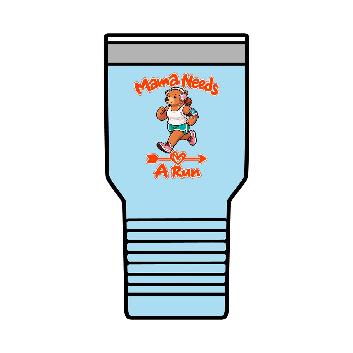 Mama Needs A Run 30oz Polar Camel Insulated Tumbler