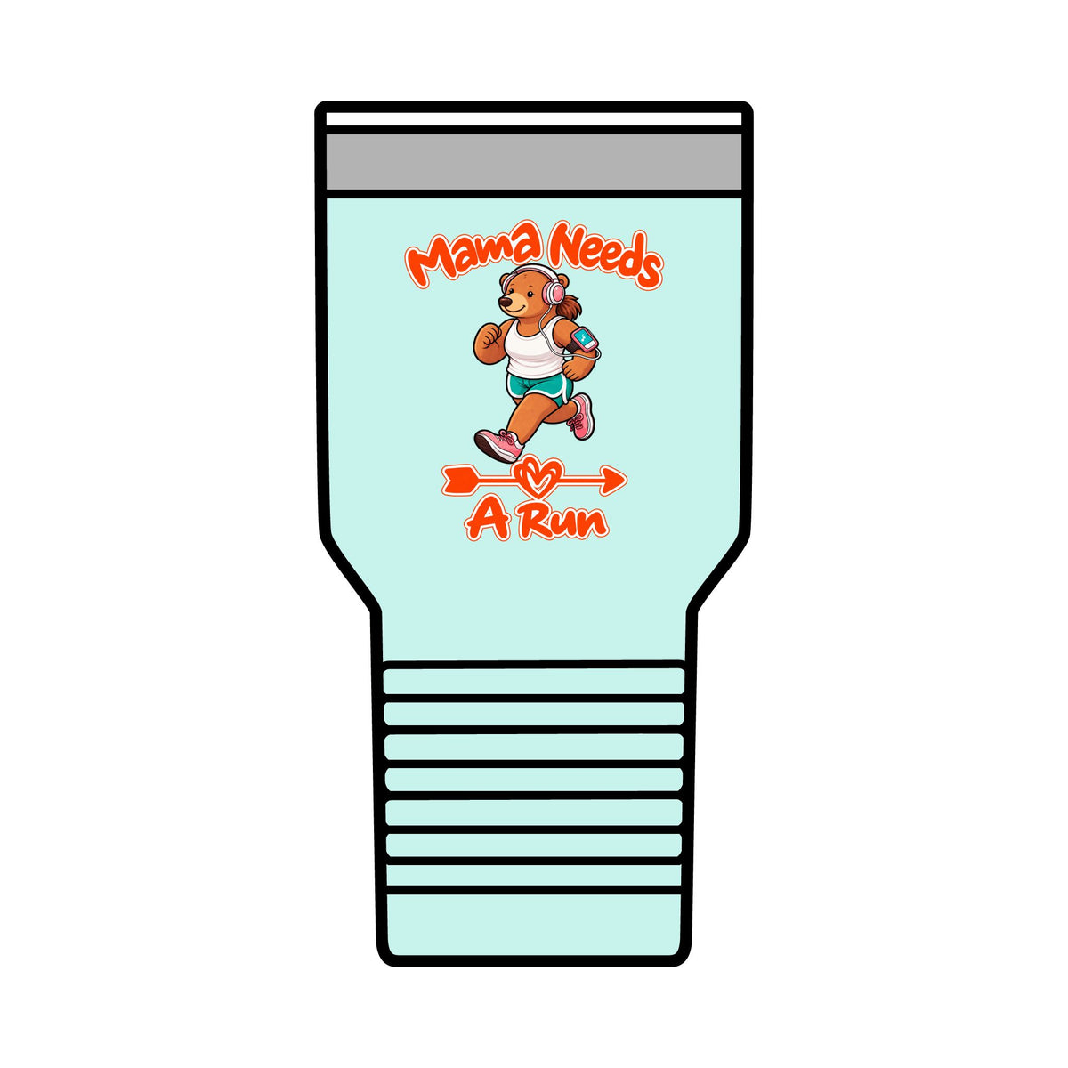 Mama Needs A Run 30oz Polar Camel Insulated Tumbler