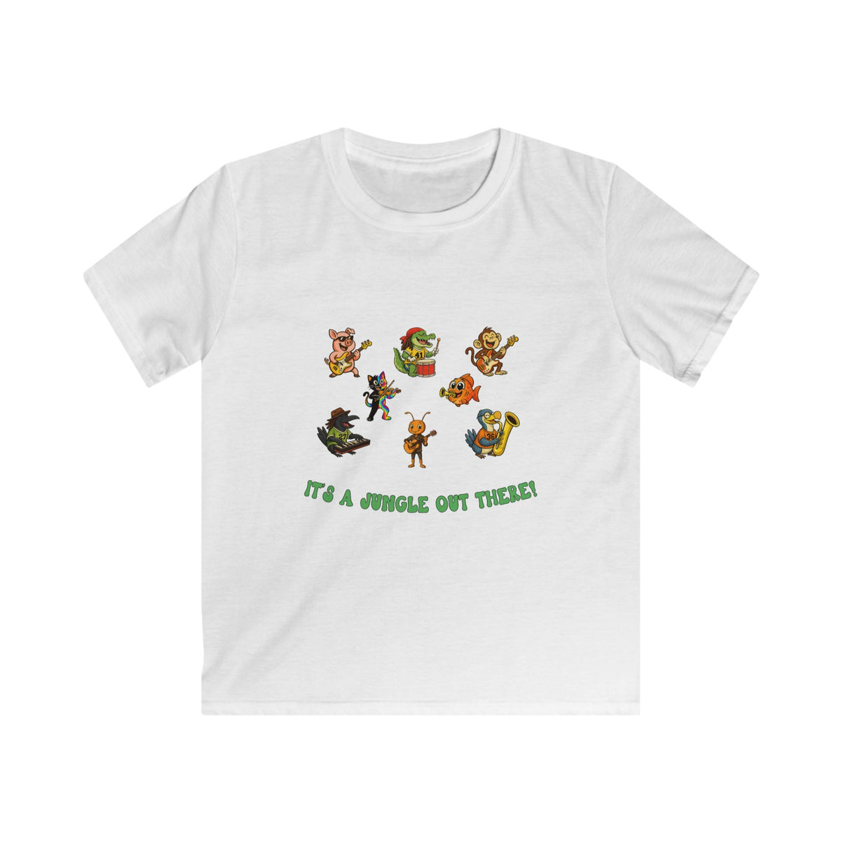 Jungle Band Kids T Shirt