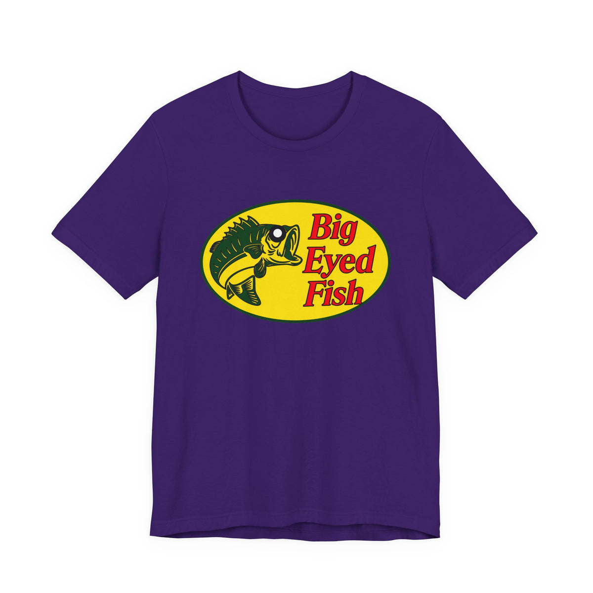 Big Bass Fish Unisex Short Sleeve Tee