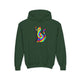 The Black Cat Changing Colors Youth Pullover Hoodie