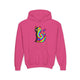 The Black Cat Changing Colors Youth Pullover Hoodie