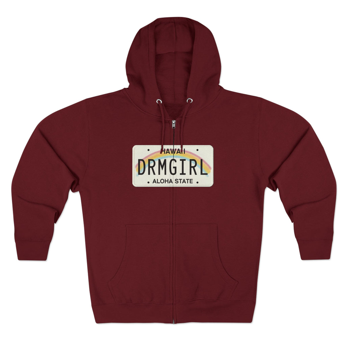 Hawaiian Dreamgirl Unisex Zip Hoodie