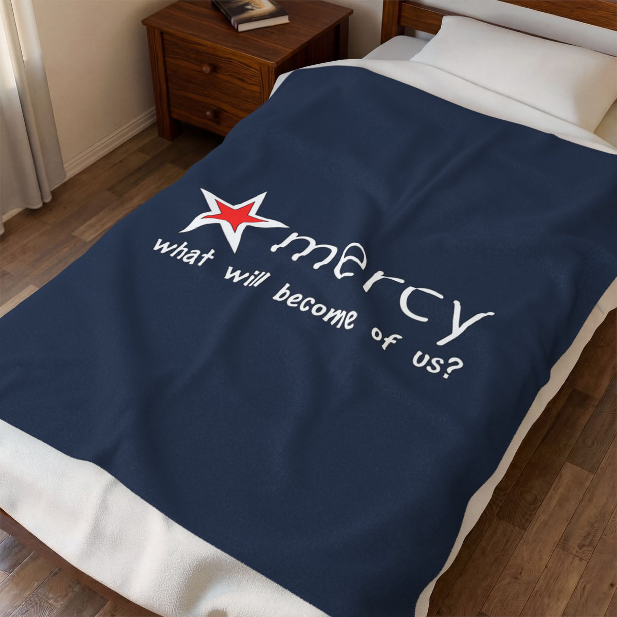 Mercy Me Velveteen Plush Blanket