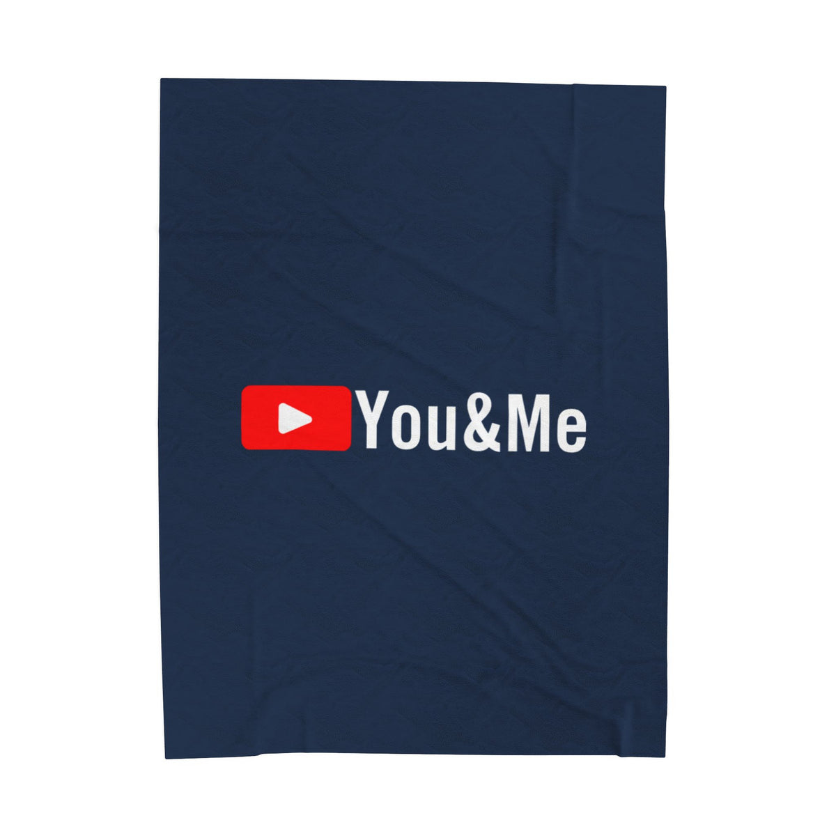 You & Me Tube Velveteen Plush Blanket