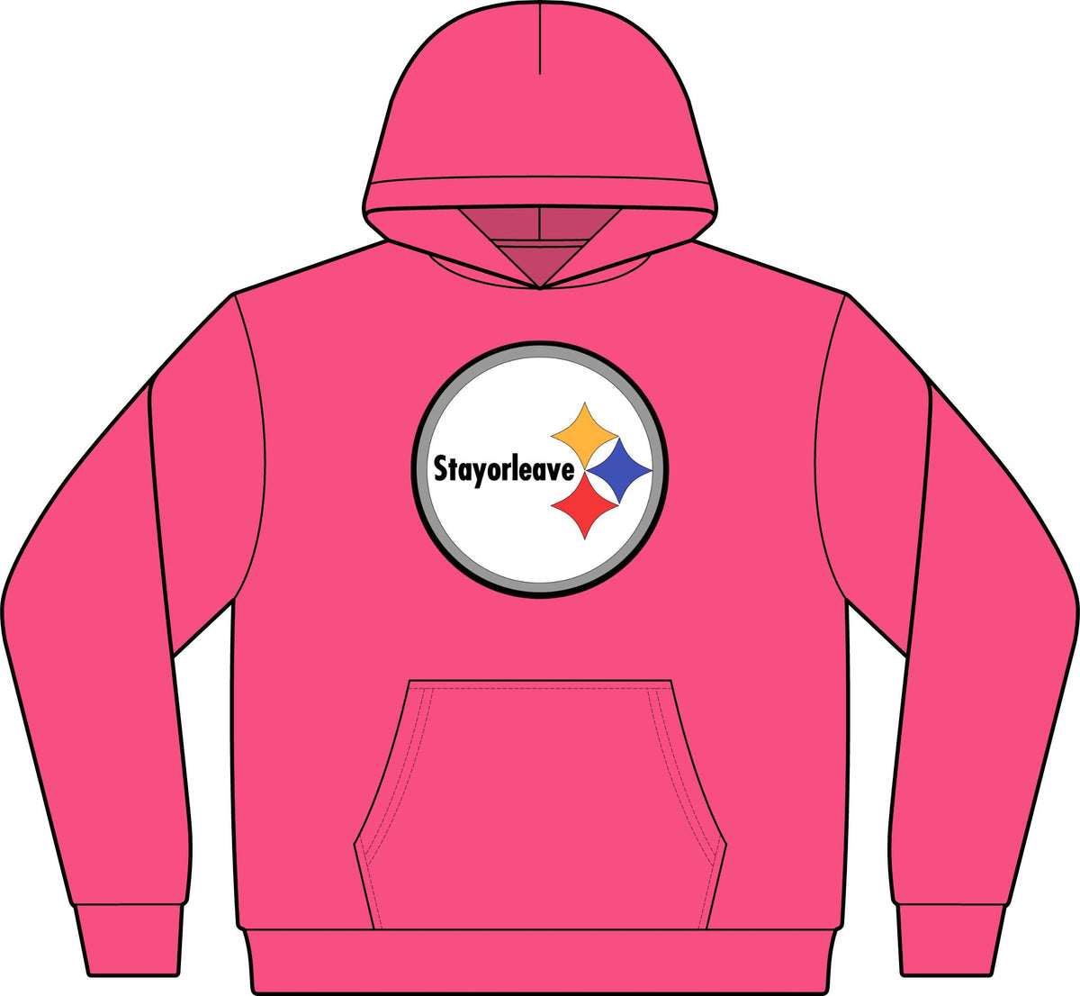Pittsburgh StayorLeave Pullover Hoodie