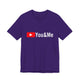 You & Me Tube Unisex Short Sleeve T Shirt