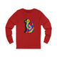 The Black Cat Changing Colors Long Sleeve T Shirt