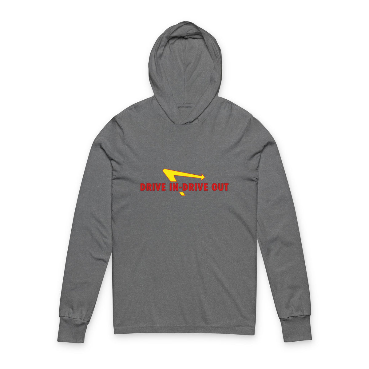 Drive In 'N Out Unisex Hooded Long Sleeve Tee