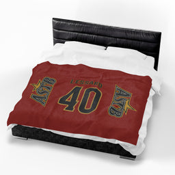 Houston Anyone Seen The Bridge Velveteen Plush Blanket