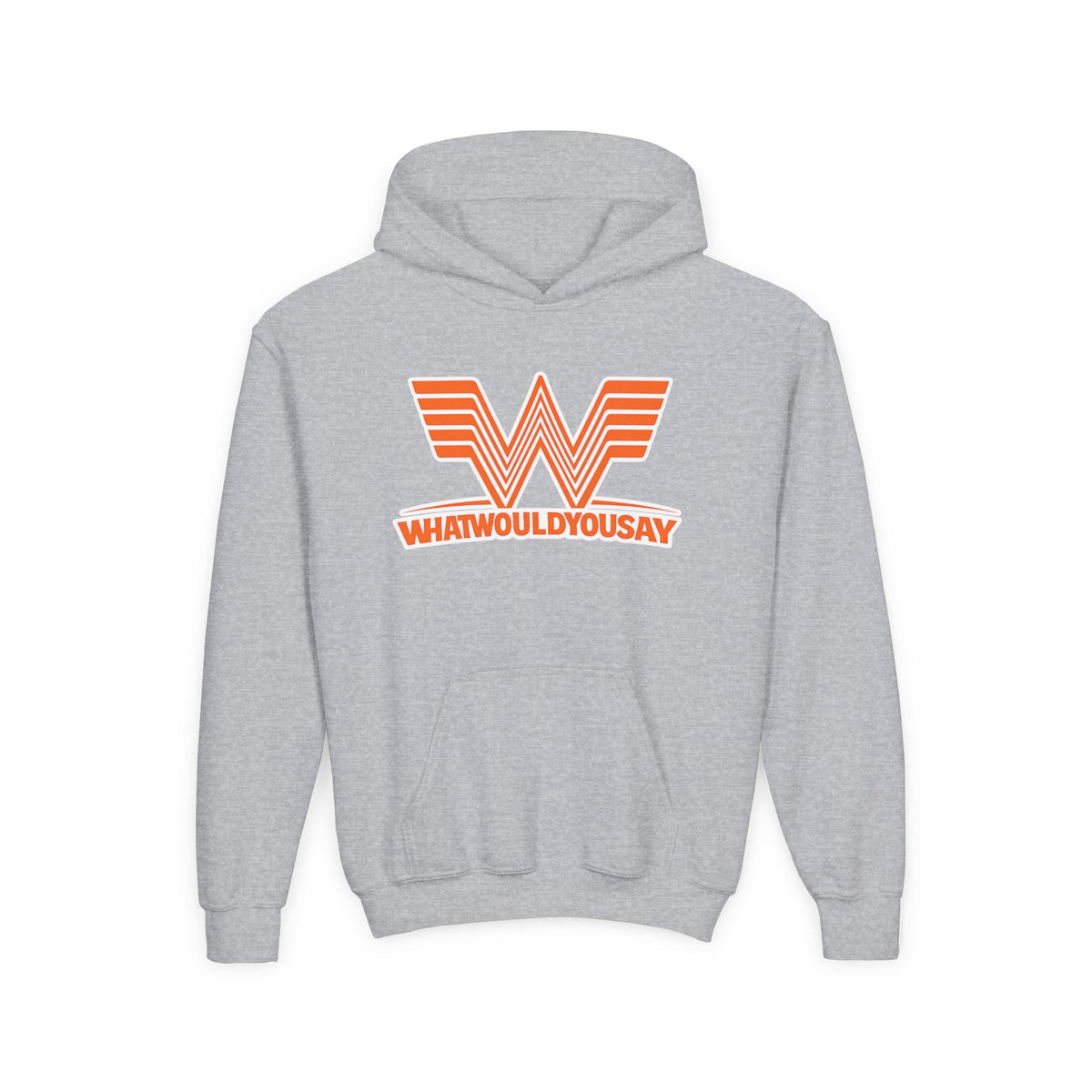 What Would You Say A Burger Youth Pullover Hoodie