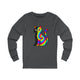 The Black Cat Changing Colors Long Sleeve T Shirt