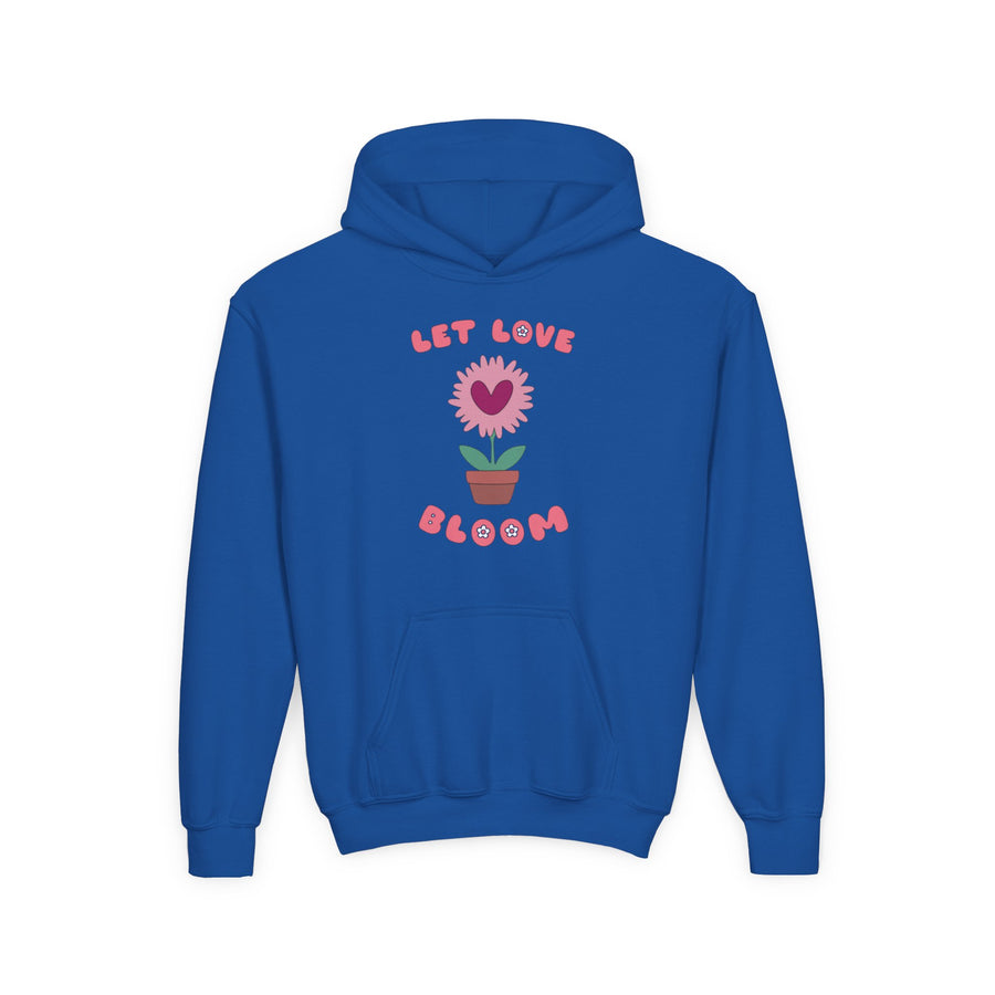 Let Love Bloom Youth Pullover Hoodie