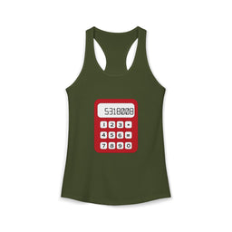 8th Grade Math Racerback Tank