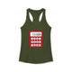 8th Grade Math Racerback Tank