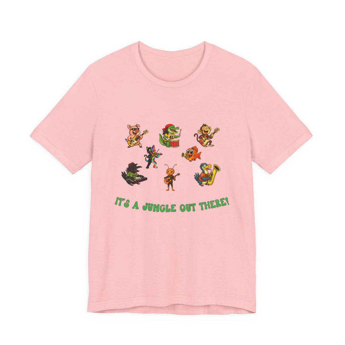 Jungle Band Unisex Short Sleeve T Shirt