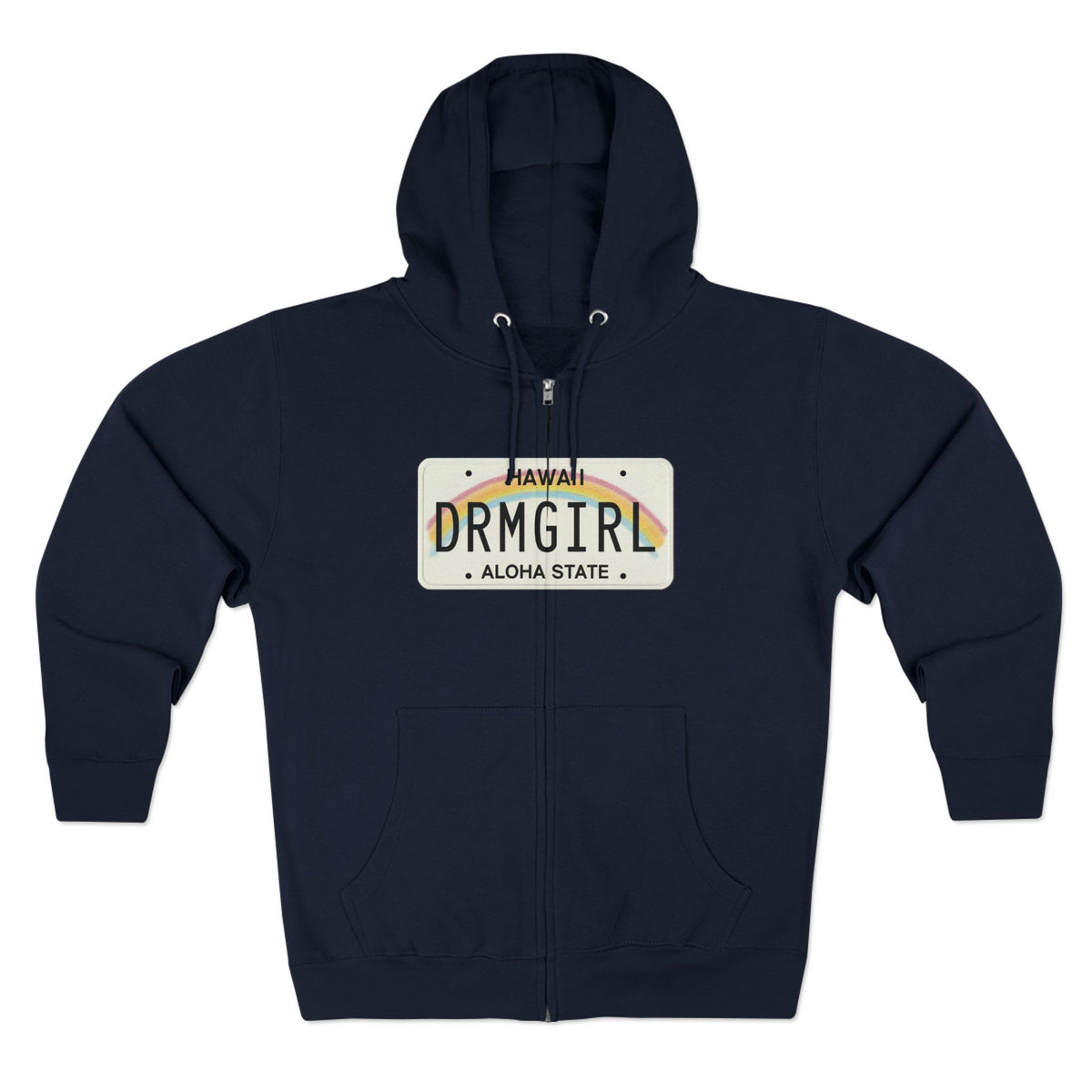 Hawaiian Dreamgirl Unisex Zip Hoodie