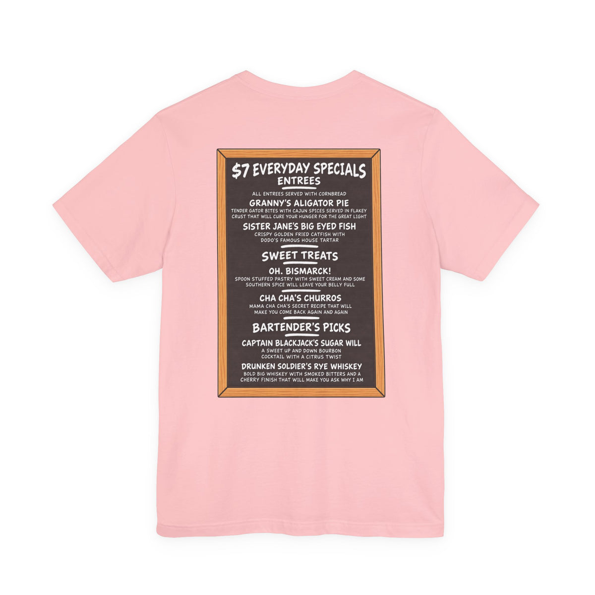 Jane's Louisiana Bayou Grille Unisex Short Sleeve T Shirt