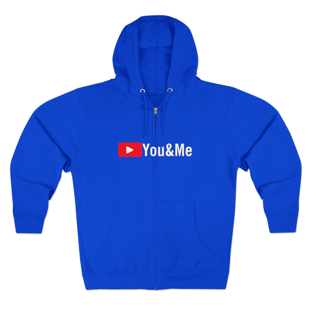 You & Me Tube Zip Up Hoodie