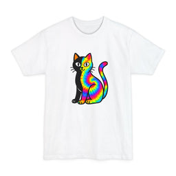 The Black Cat Changing Colors Tall T Shirt