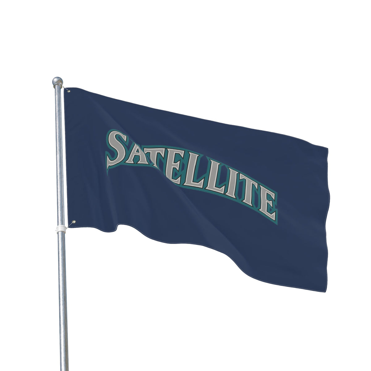 Satellite Mariners Double Sided 36 x 60" Flag