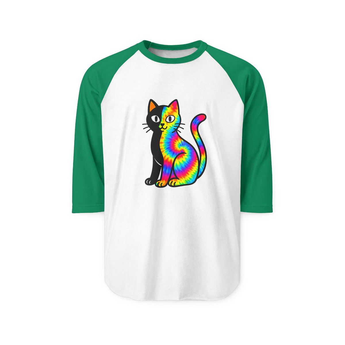 The Black Cat Changing Colors 3/4 Sleeve Jersey
