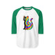 The Black Cat Changing Colors 3/4 Sleeve Jersey