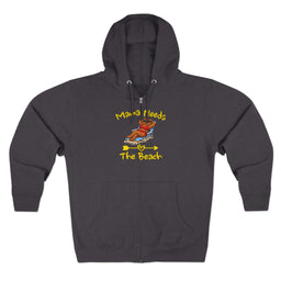 Mama Needs The Beach Zip Hoodie