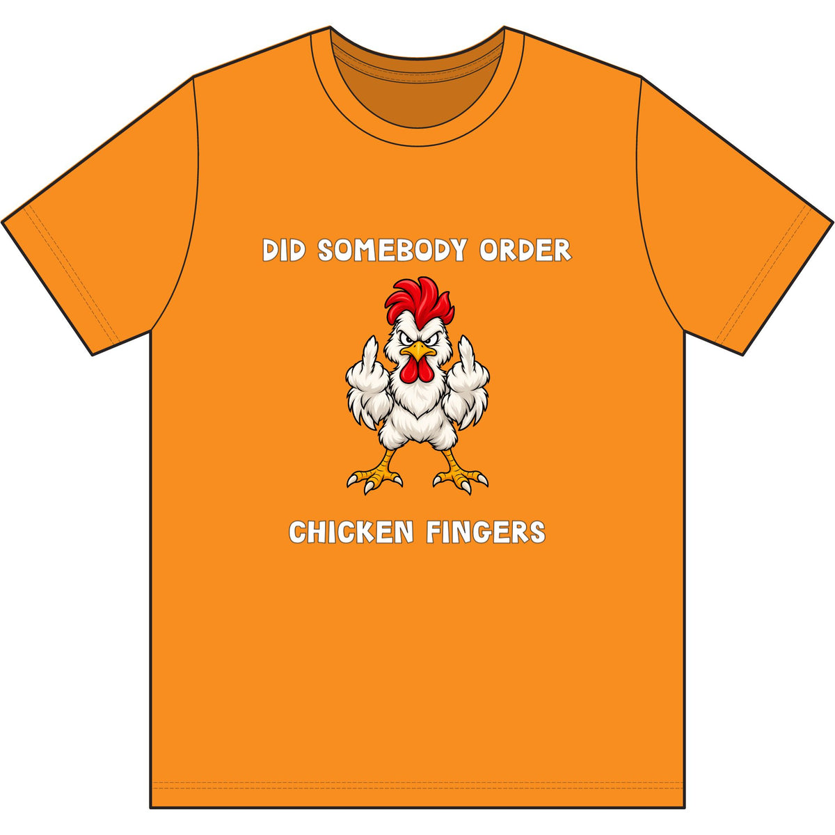 Chicken Fingers Dri Wick T Shirt