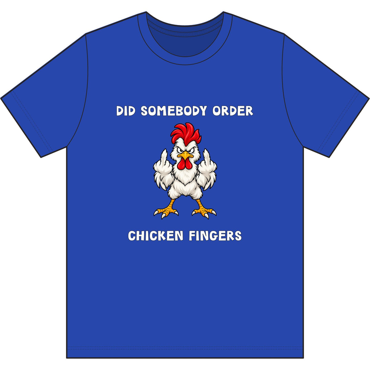 Chicken Fingers Dri Wick T Shirt