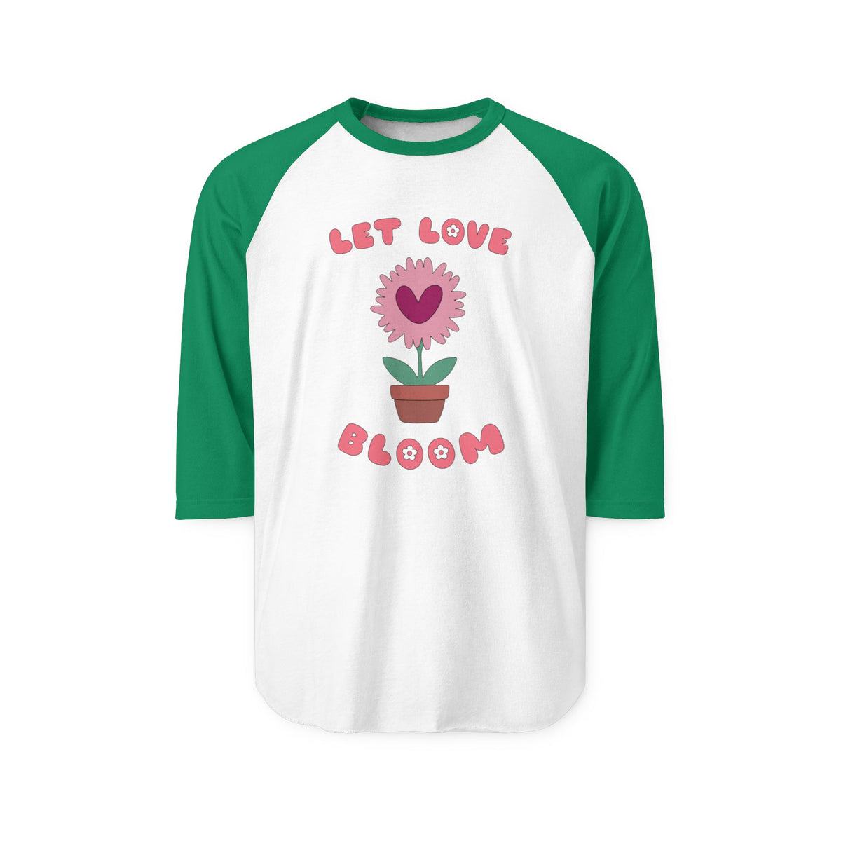 Let Love Bloom 3/4 Sleeve Jersey