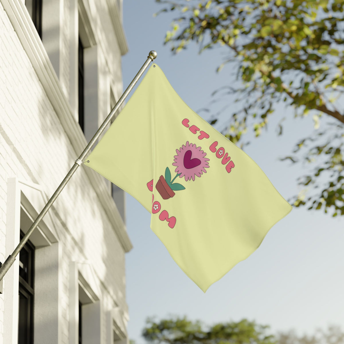 Let Love Bloom Double Sided 36 x 60" Flag