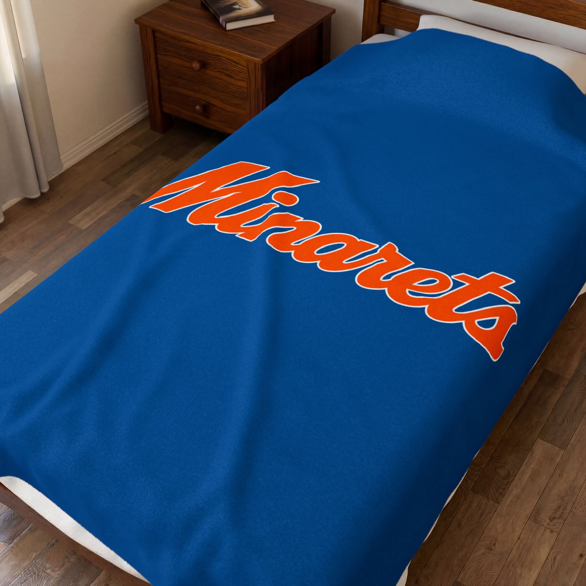 New York Minarets Velveteen Plush Blanket
