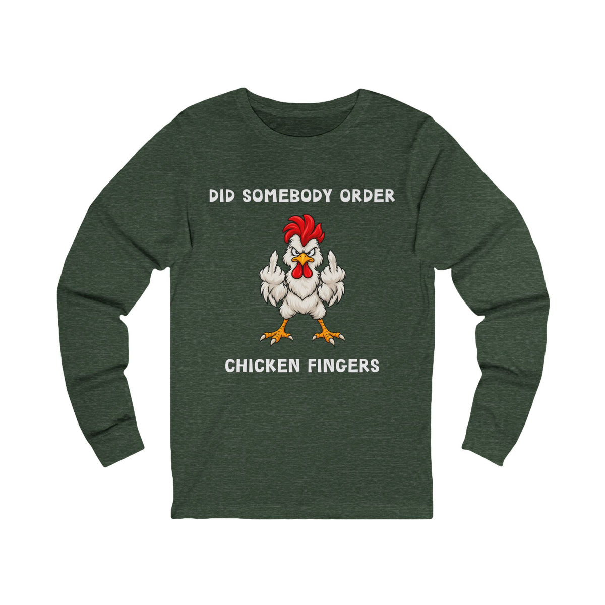 Chicken Fingers Long Sleeve T Shirt