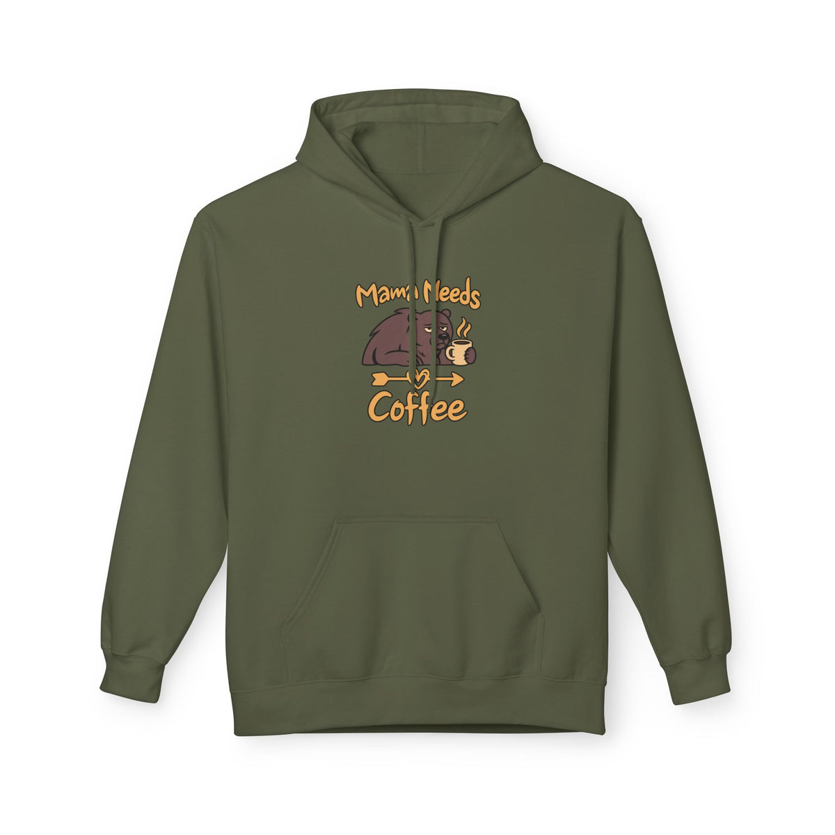 Mama Needs Coffee Pullover Hoodie
