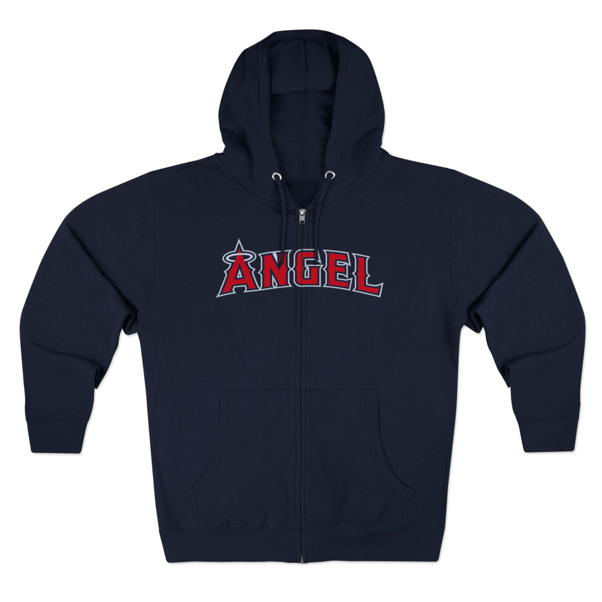 Los Angeles Angel Zip Up Hoodie