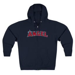 Los Angeles Angel Zip Up Hoodie