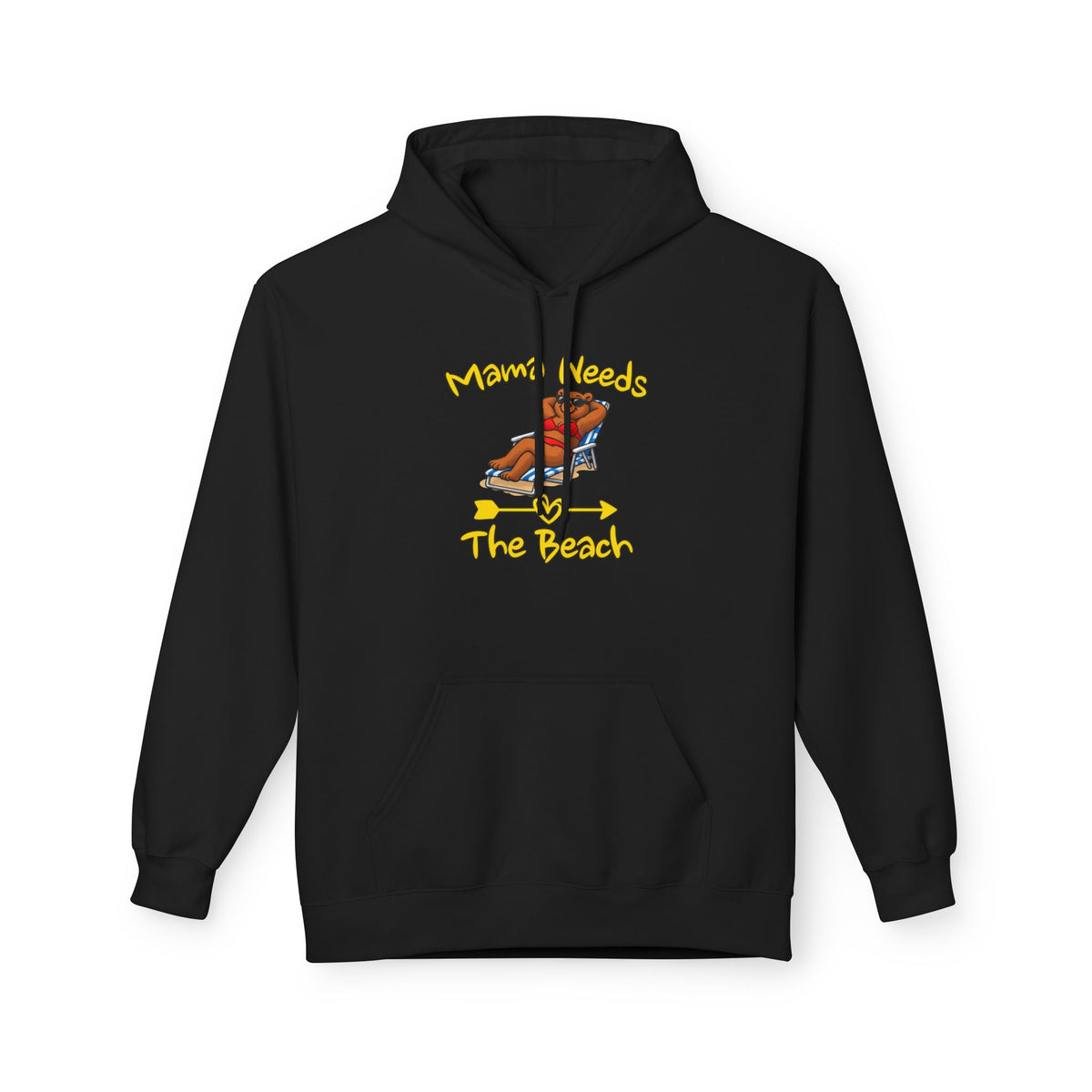 Mama Needs The Beach Pullover Hoodie