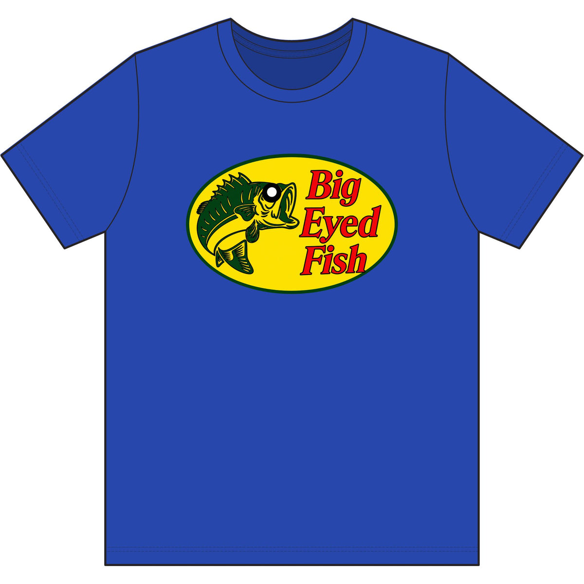 Big Bass Fish Dri Wick T Shirt