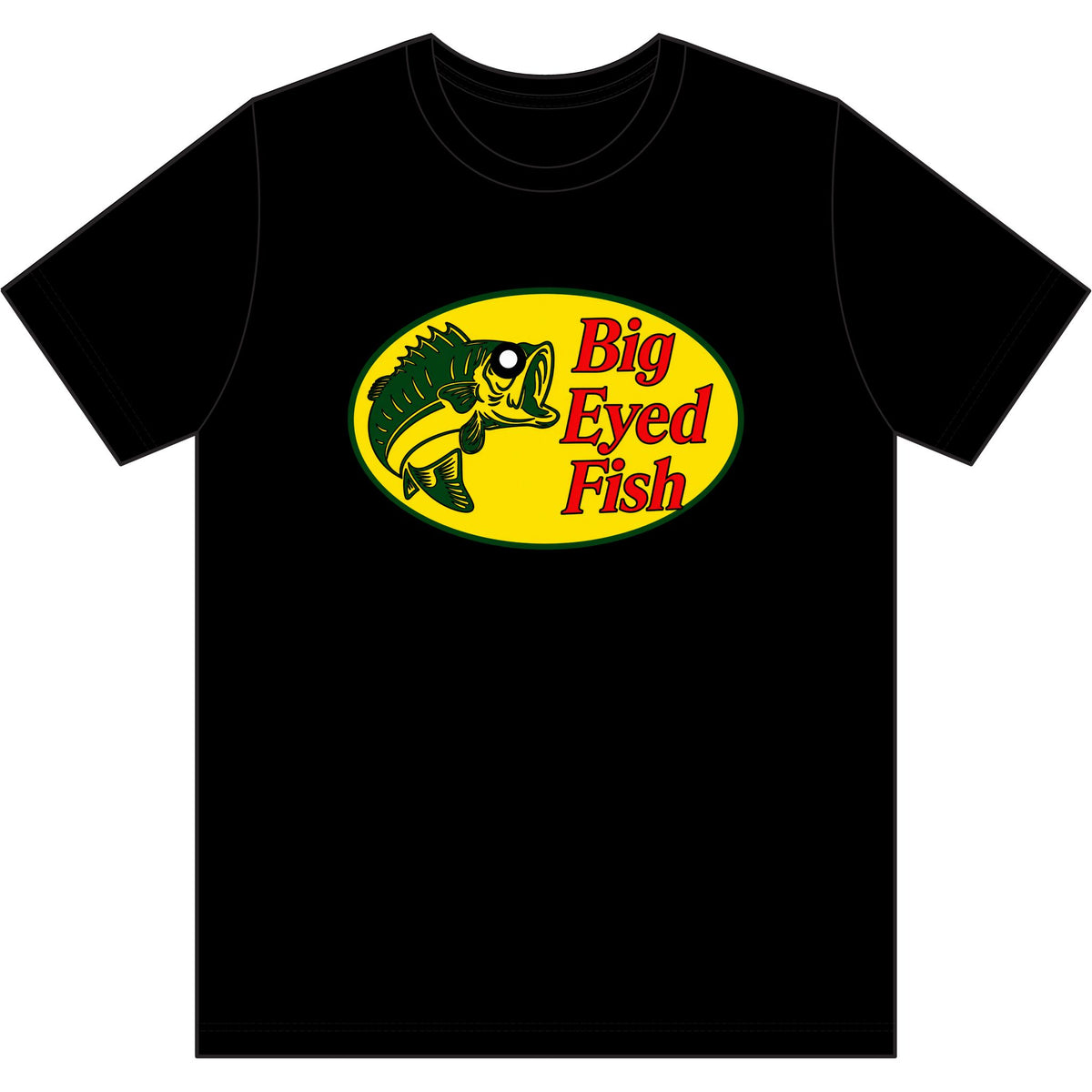 Big Bass Fish Dri Wick T Shirt