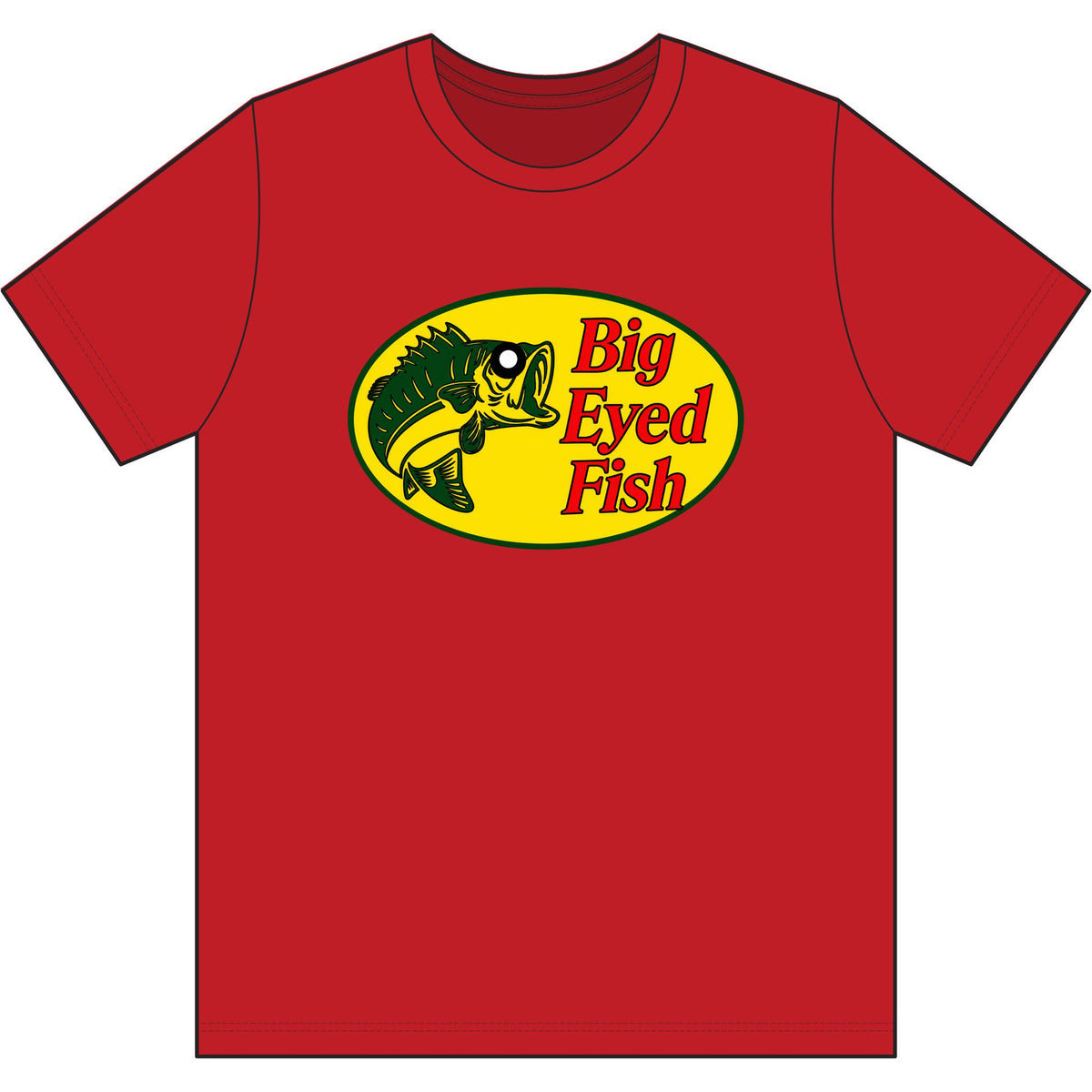 Big Bass Fish Dri Wick T Shirt