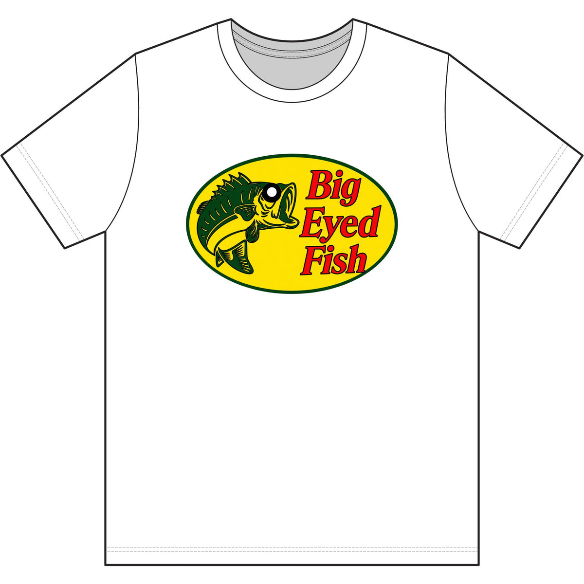 Big Bass Fish Dri Wick T Shirt